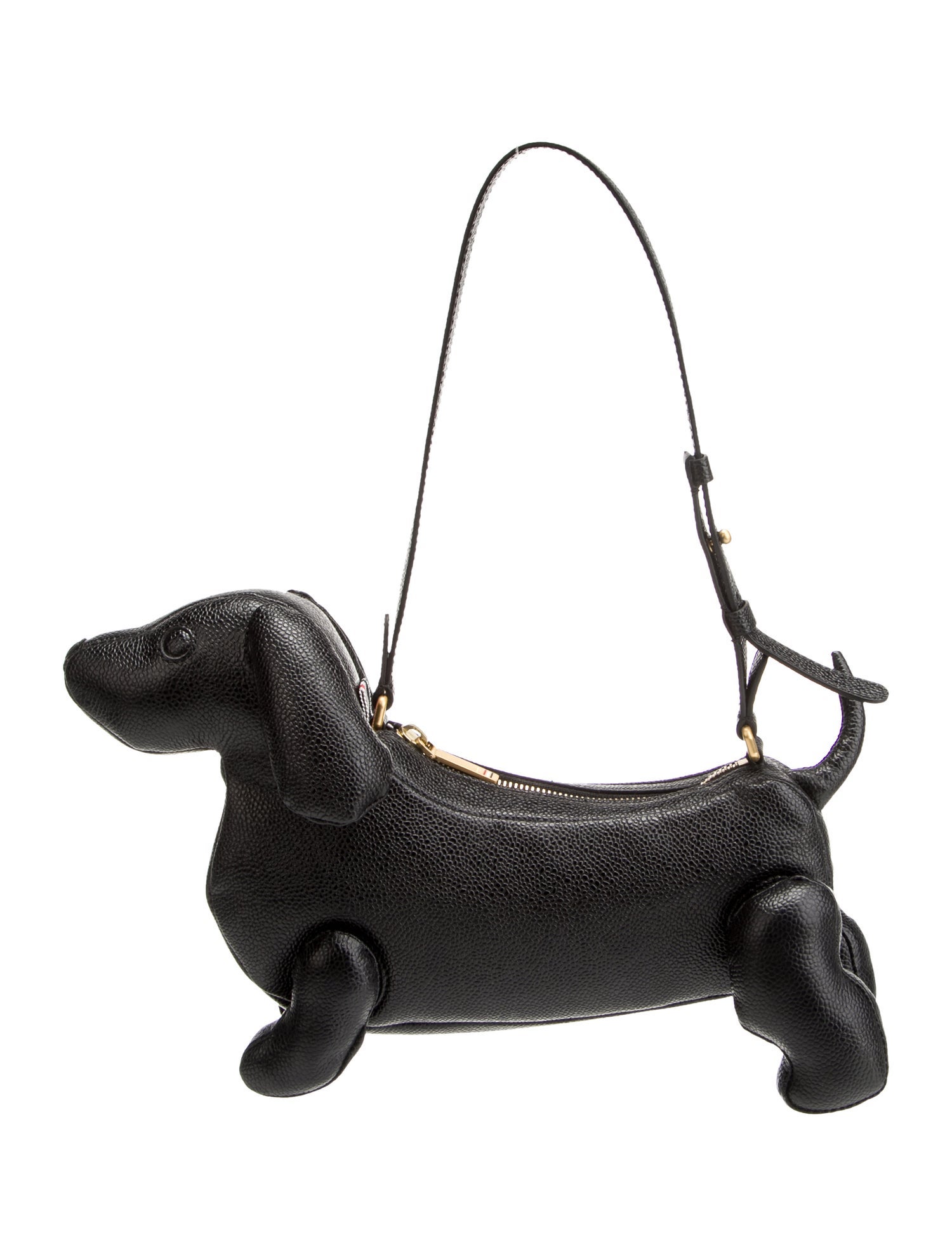 Thom Browne Leather Hector Shoulder Bag