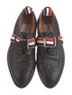 Thom Browne Leather Bow Accents Oxfords