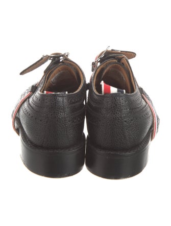 Thom Browne Leather Bow Accents Oxfords