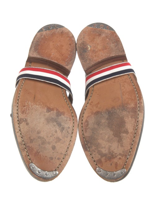 Thom Browne Leather Bow Accents Oxfords