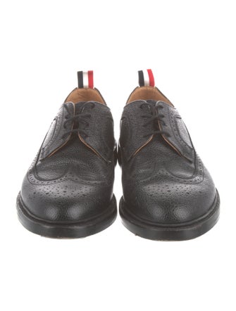 Thom Browne Leather Animal Print Brogues