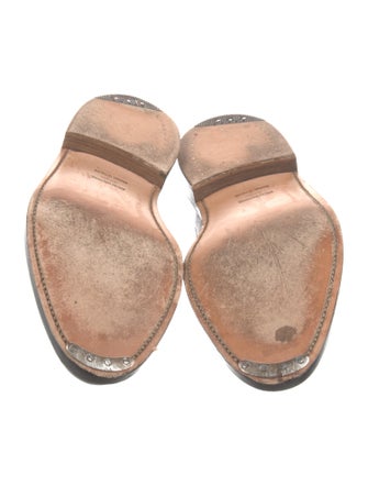 Thom Browne Leather Animal Print Brogues