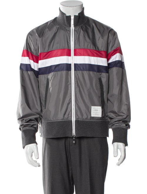 Thom Browne x Colette Colorblock Pattern Windbreaker
