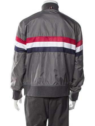 Thom Browne x Colette Colorblock Pattern Windbreaker