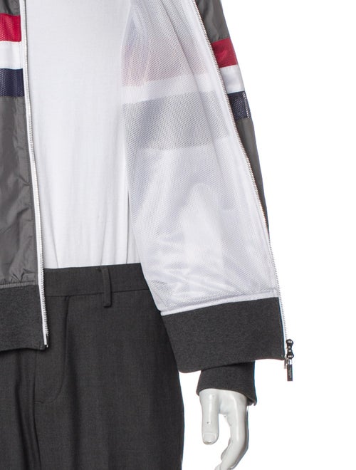 Thom Browne x Colette Colorblock Pattern Windbreaker