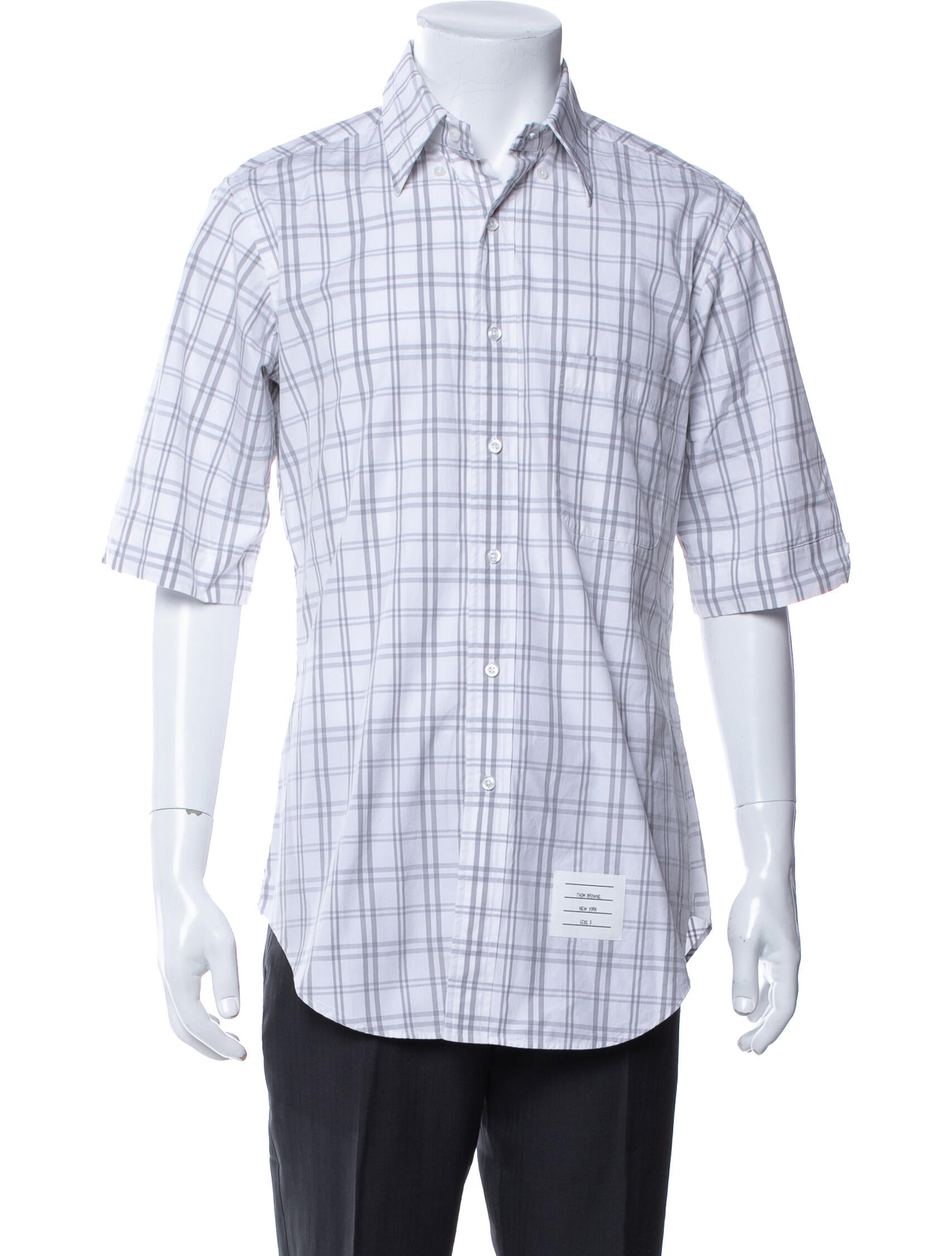 Thom Browne 2023 Plaid Print Shirt