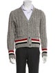 Thom Browne 4-Bar Wool Cardigan