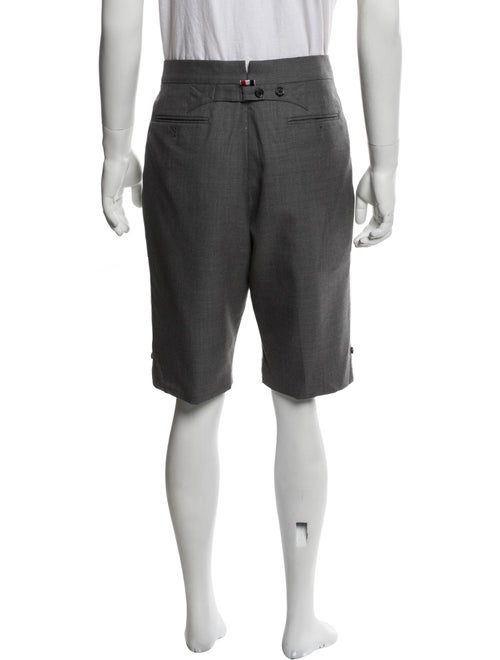 Thom Browne Classic Twill Backstrap Flat Front Shorts