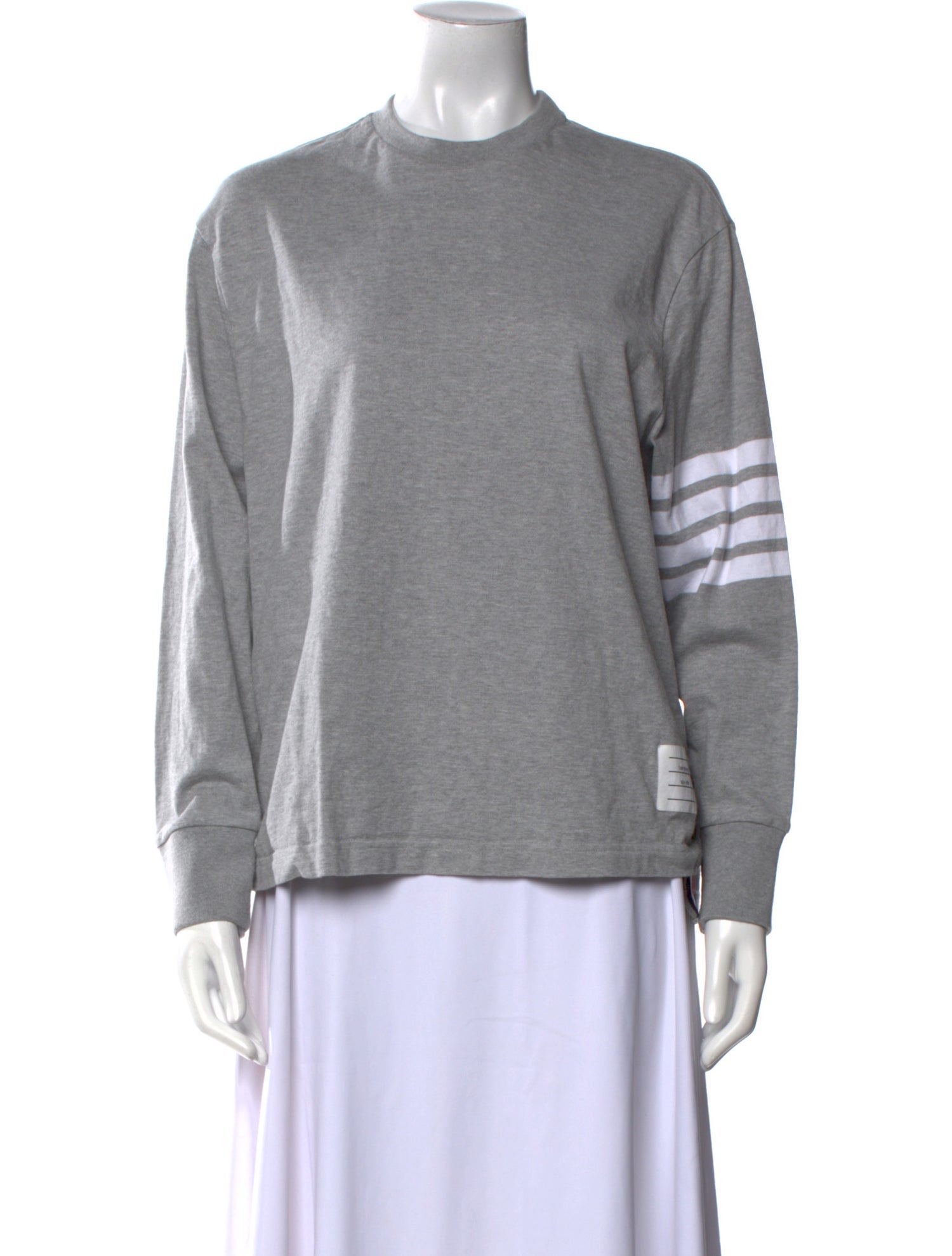 Thom Browne Mock Neck Long Sleeve Sweatshirt