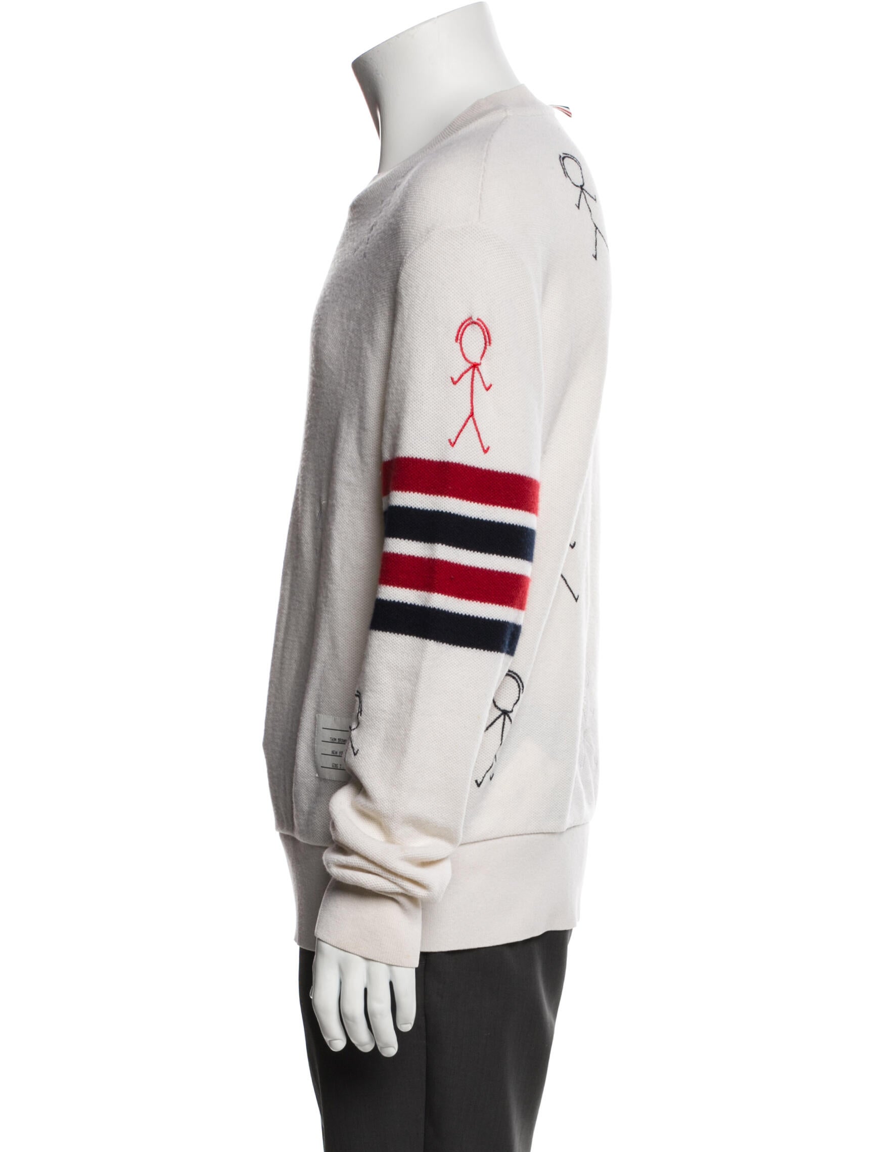 Thom Browne Cashmere Printed Pullover