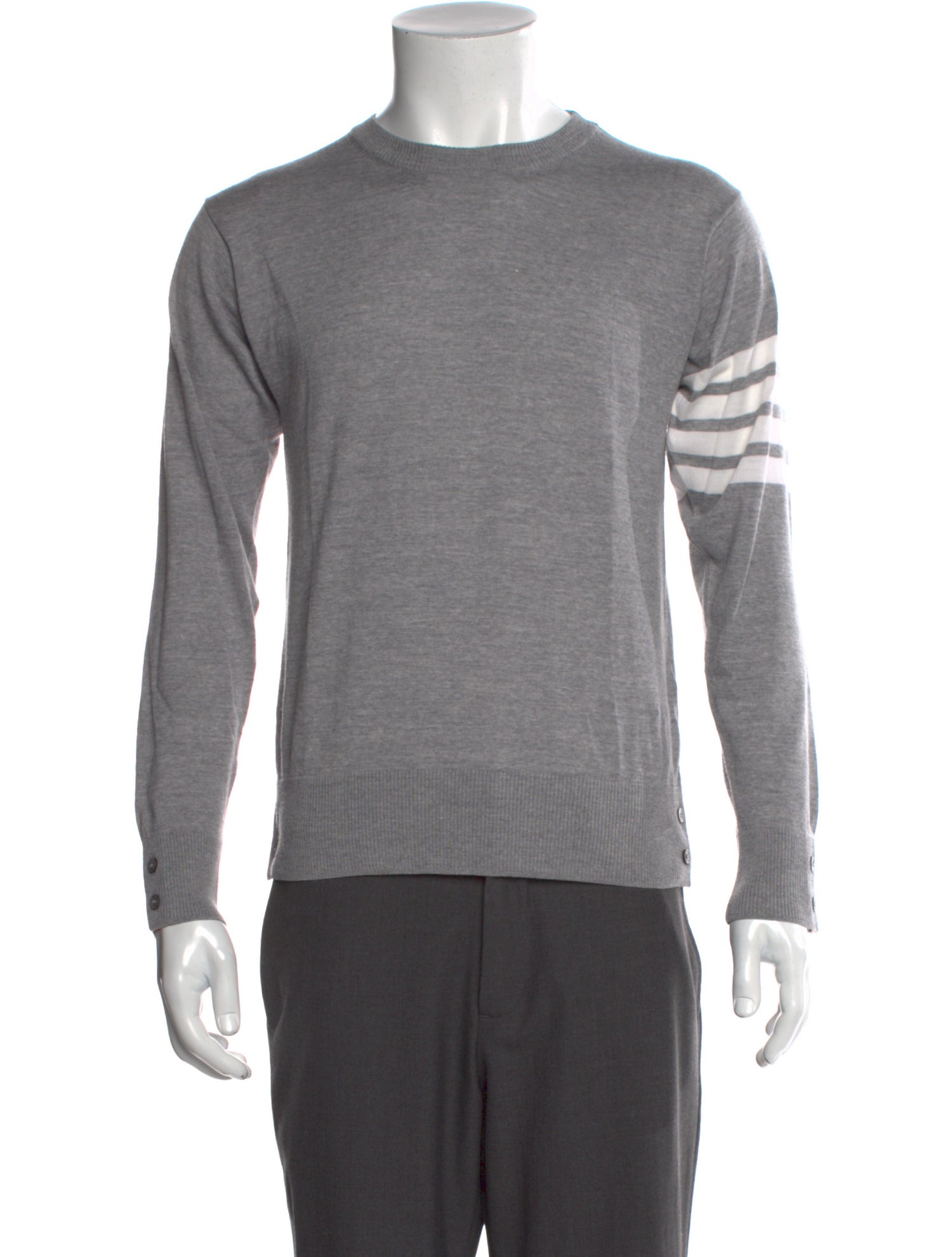Thom Browne Wool Crew Neck Pullover