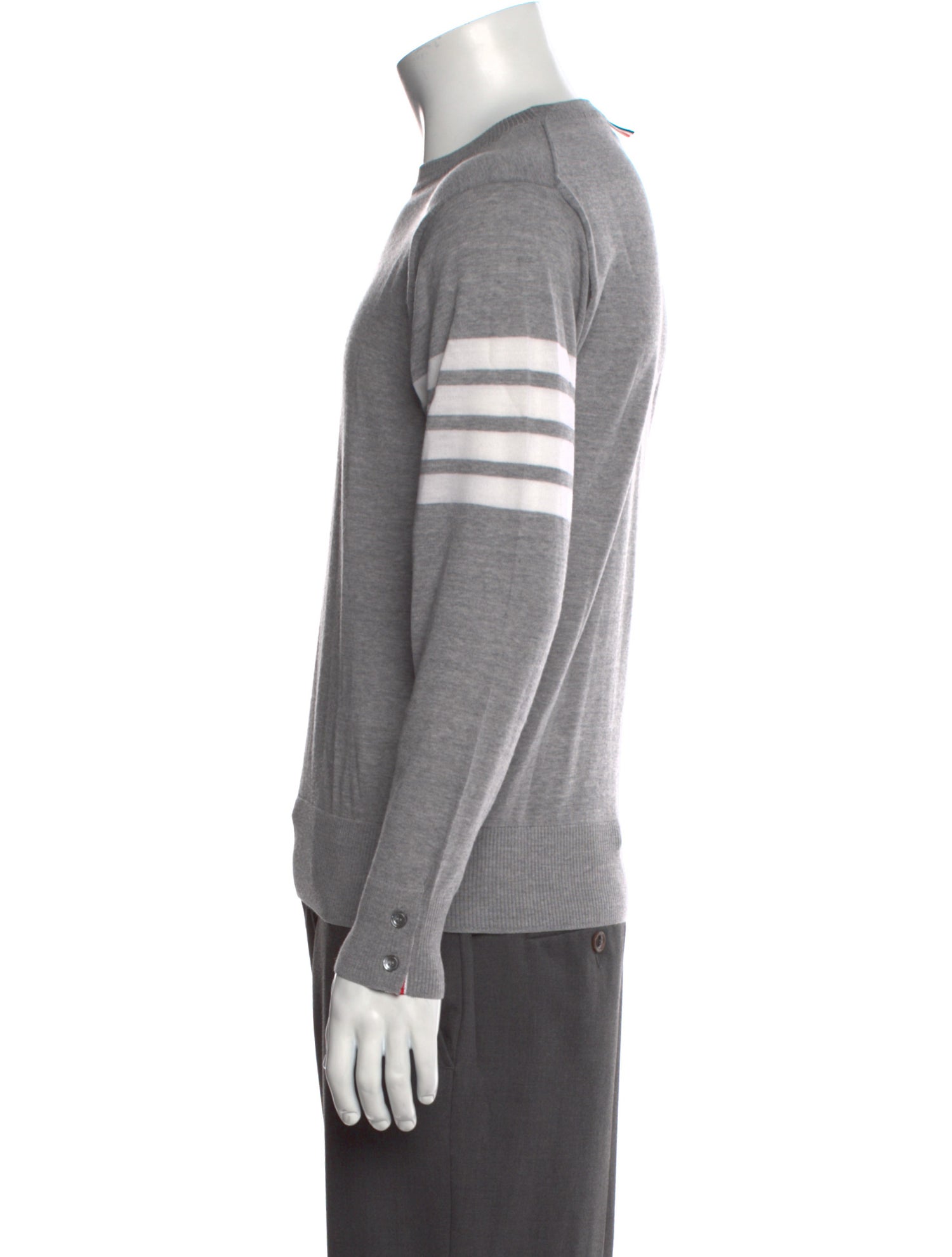 Thom Browne Wool Crew Neck Pullover