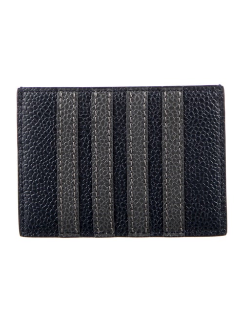Thom Browne Leather Graphic Print Card Holder