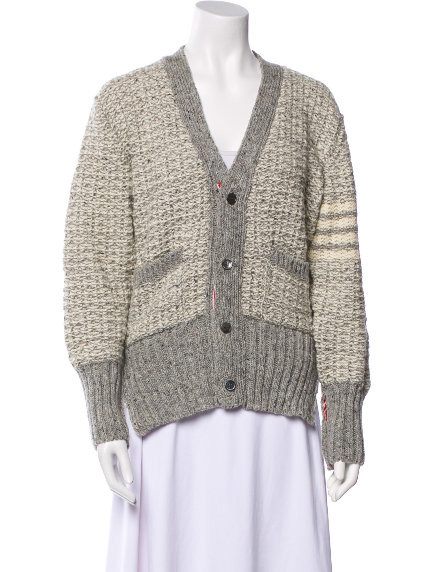 Thom Browne Wool Striped Sweater