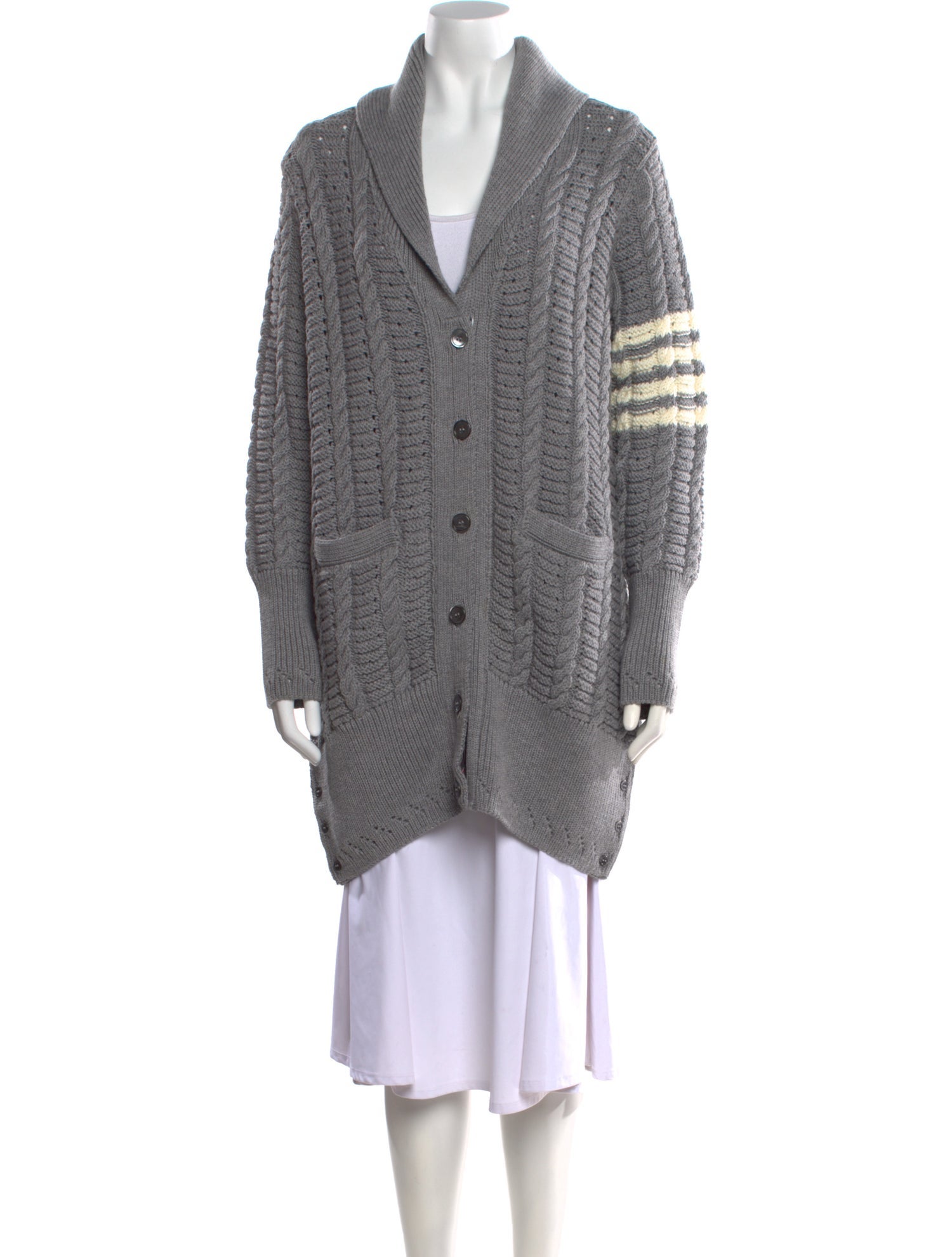 Thom Browne 4-Bar Merino Wool Sweater