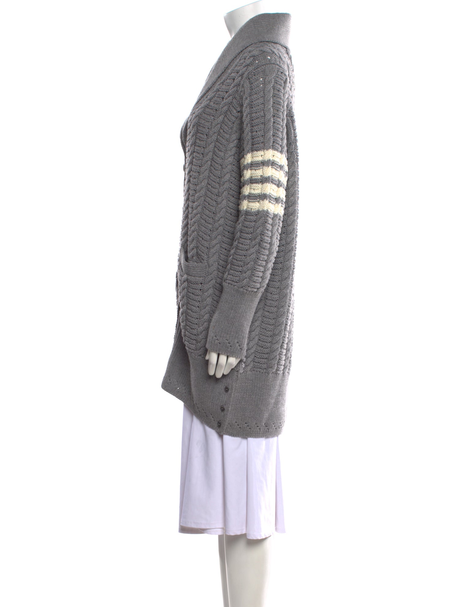 Thom Browne 4-Bar Merino Wool Sweater