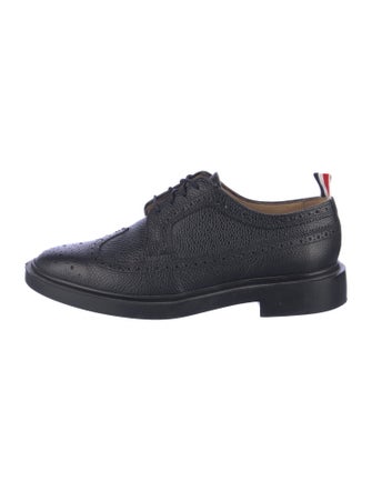 Thom Browne Leather Lasercut Accents Oxfords
