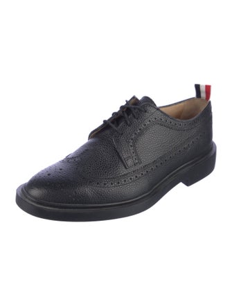 Thom Browne Leather Lasercut Accents Oxfords