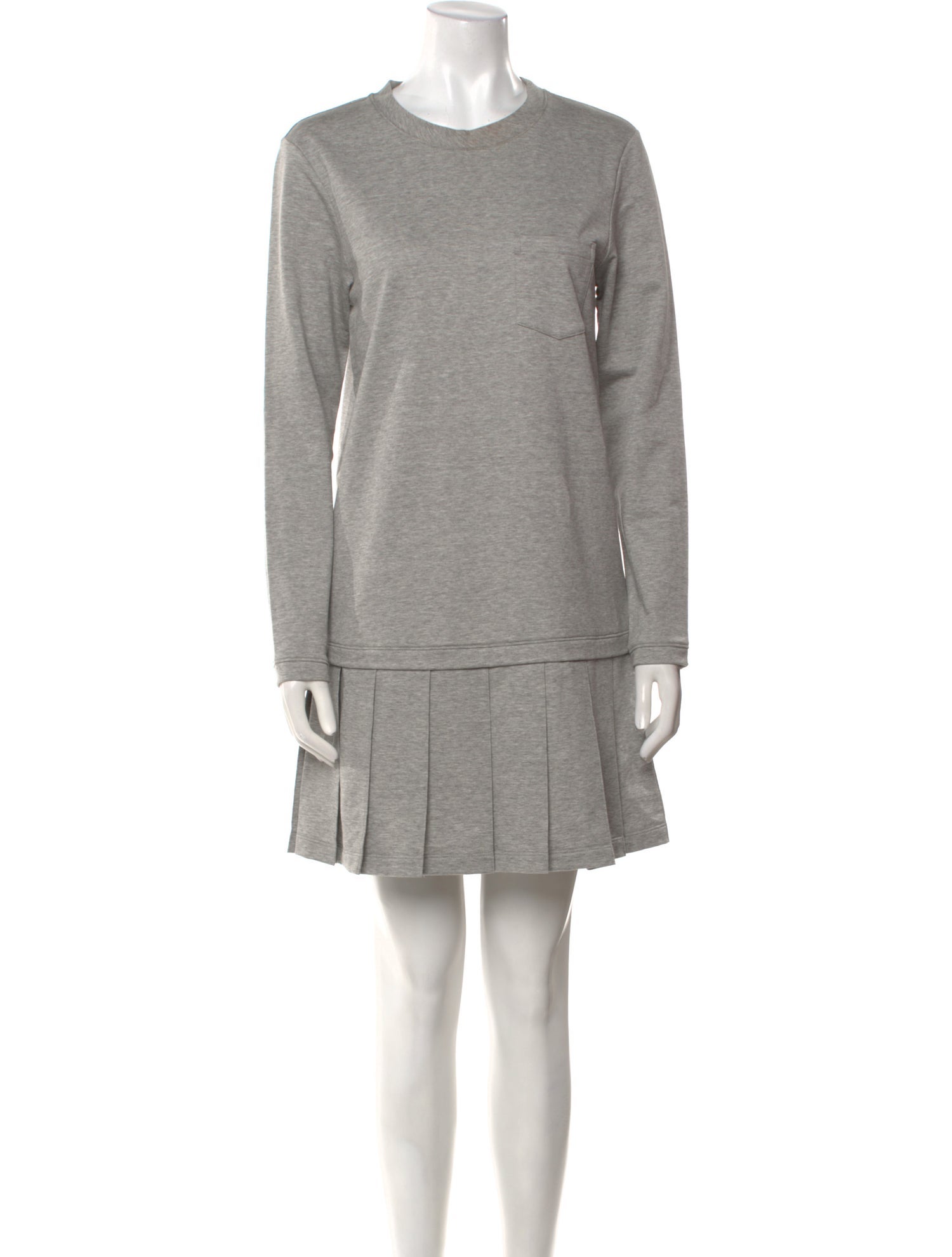 Thom Browne Crew Neck Mini Dress