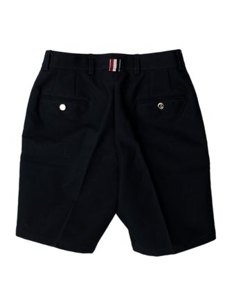 Thom Browne Linen Flat Front Shorts