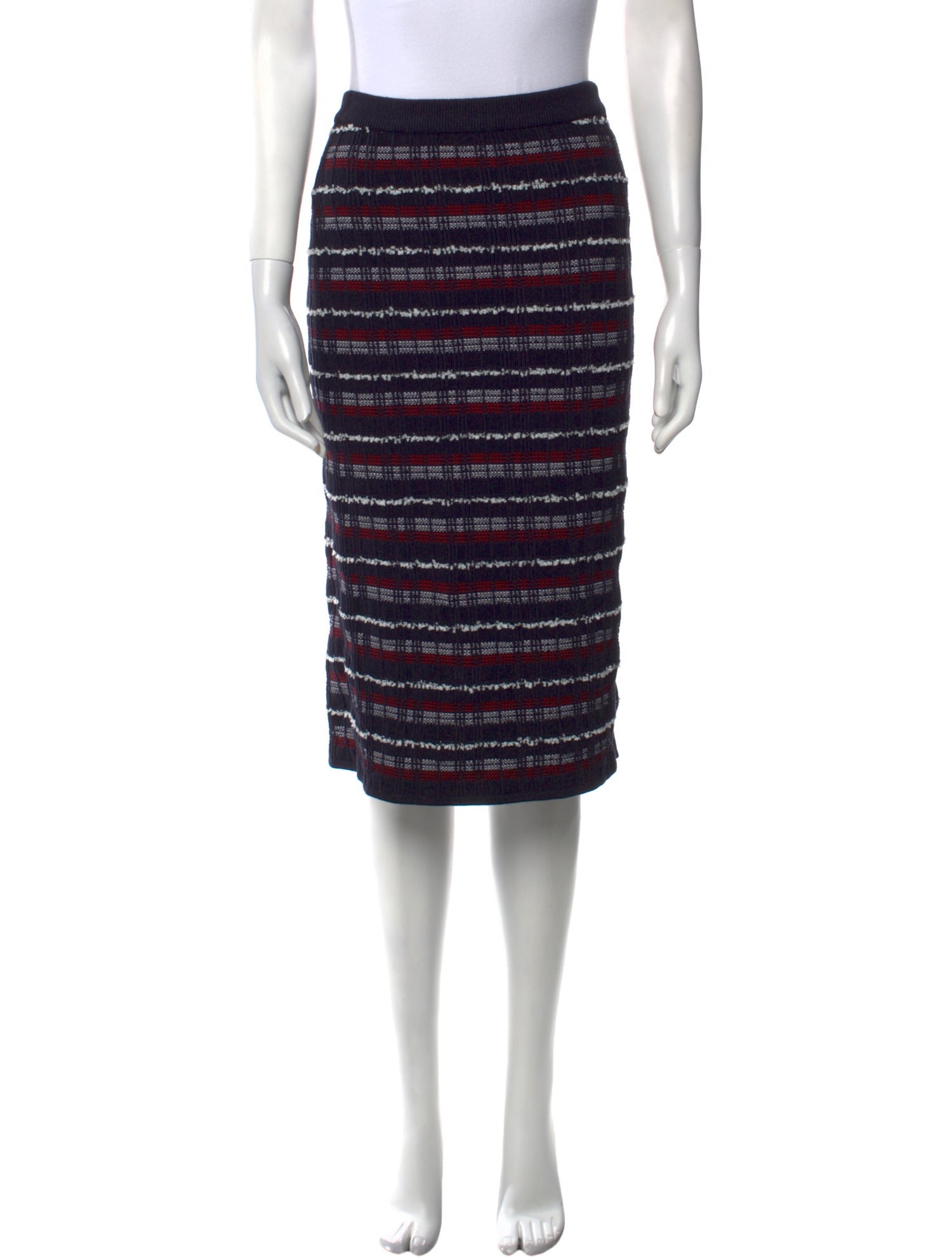 Thom Browne Striped Knee-Length Skirt