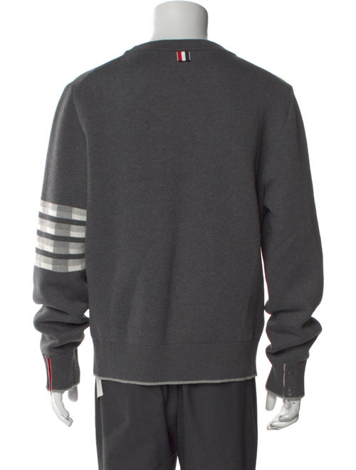 Thom Browne Graphic Print Crew Neck Pullover