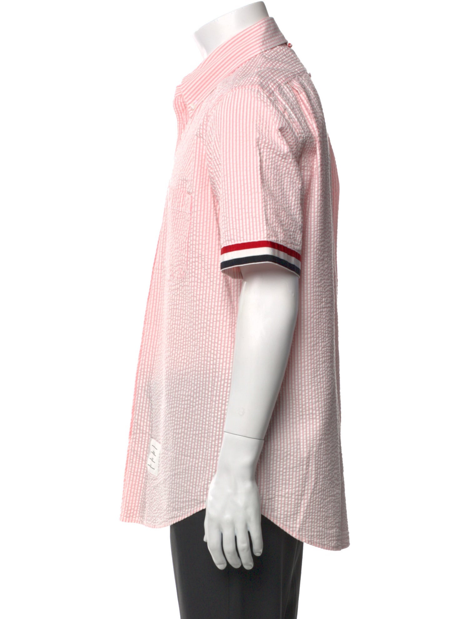 Thom Browne Striped Short Sleeve Shirt