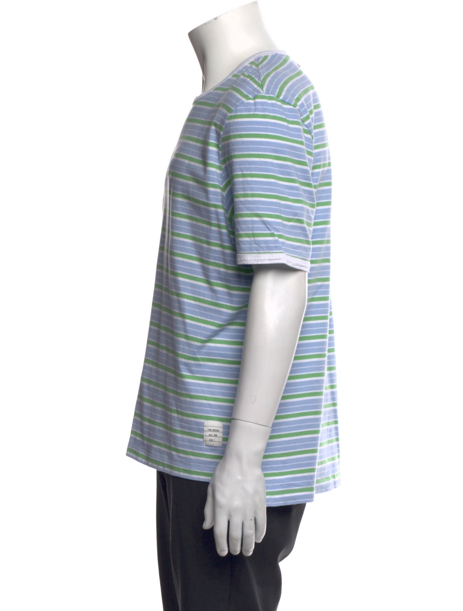 Thom Browne Striped Crew Neck T-Shirt