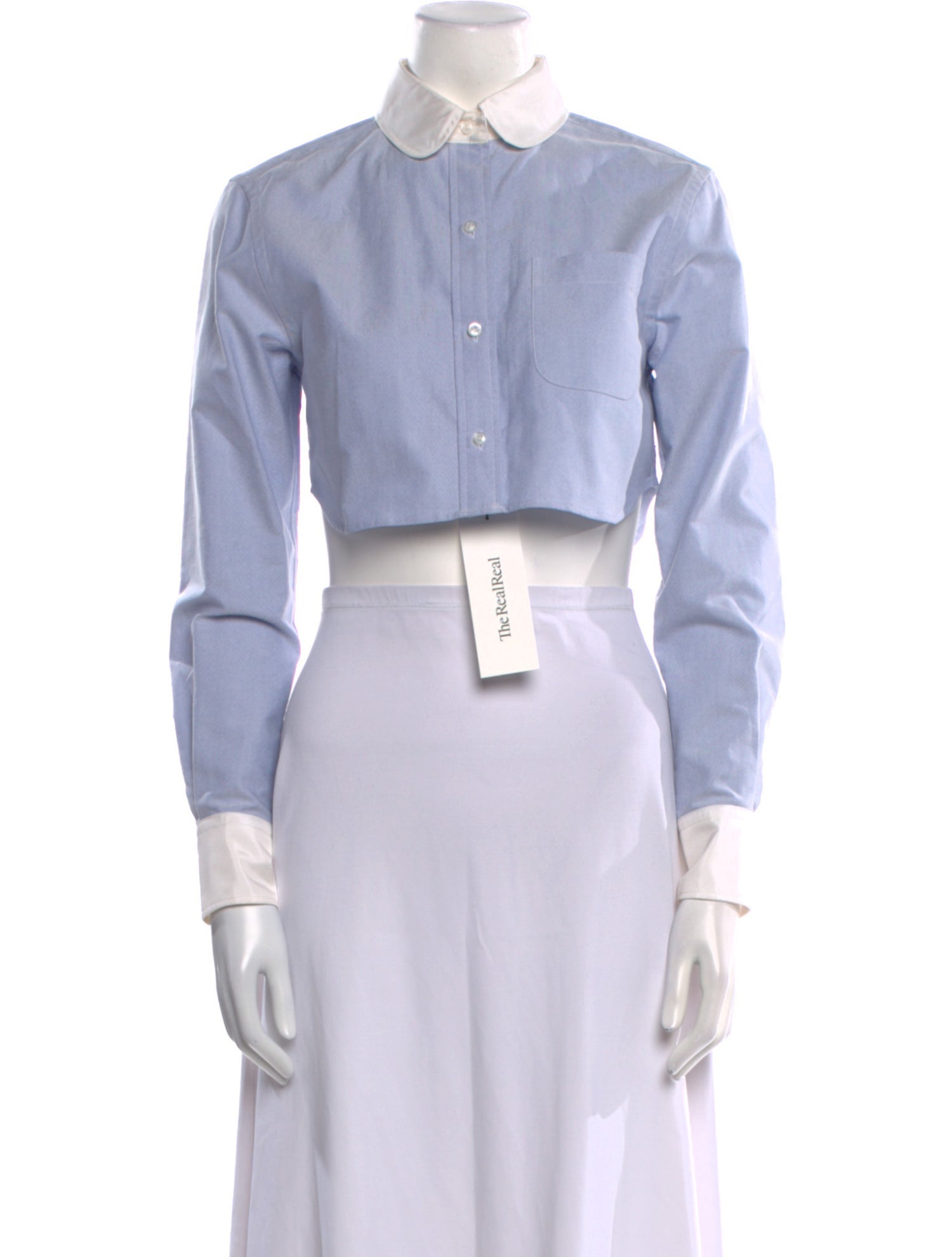 Thom Browne 2023 Long Sleeve Crop Top