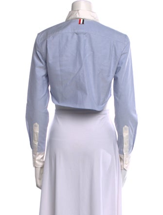 Thom Browne 2023 Long Sleeve Crop Top