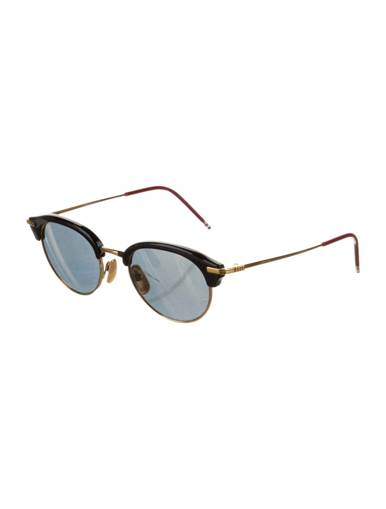 Thom Browne Round Mirrored Sunglasses