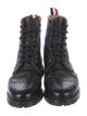 Thom Browne Leather Combat Boots