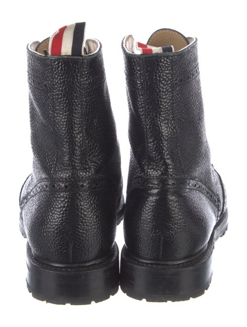 Thom Browne Leather Combat Boots