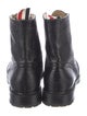 Thom Browne Leather Combat Boots