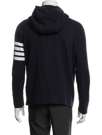 Thom Browne 4-Bar Striped Hoodie
