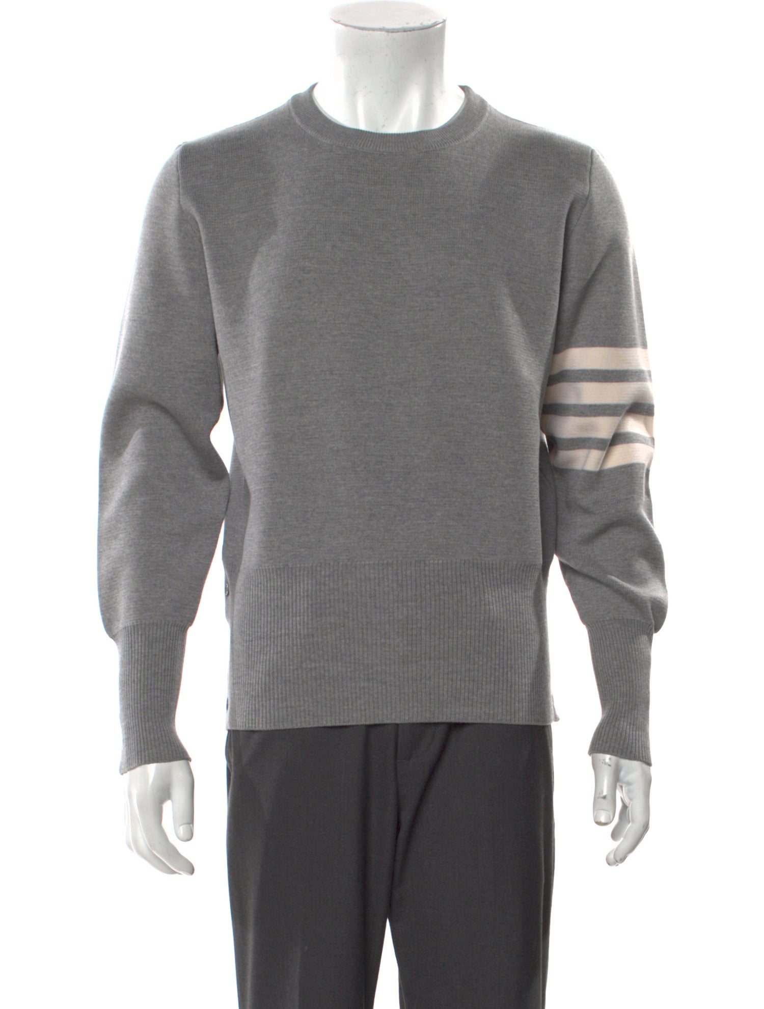 Thom Browne Wool Crew Neck Pullover