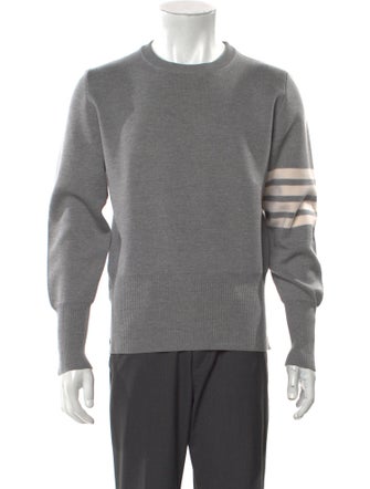 Thom Browne Wool Crew Neck Pullover