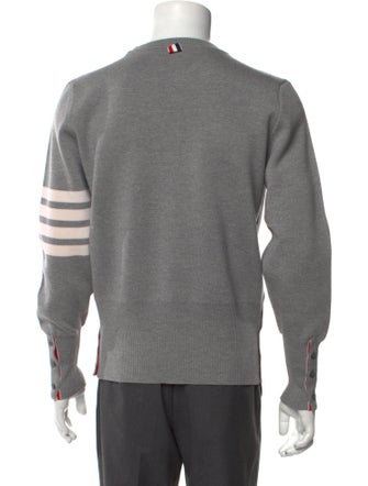 Thom Browne Wool Crew Neck Pullover