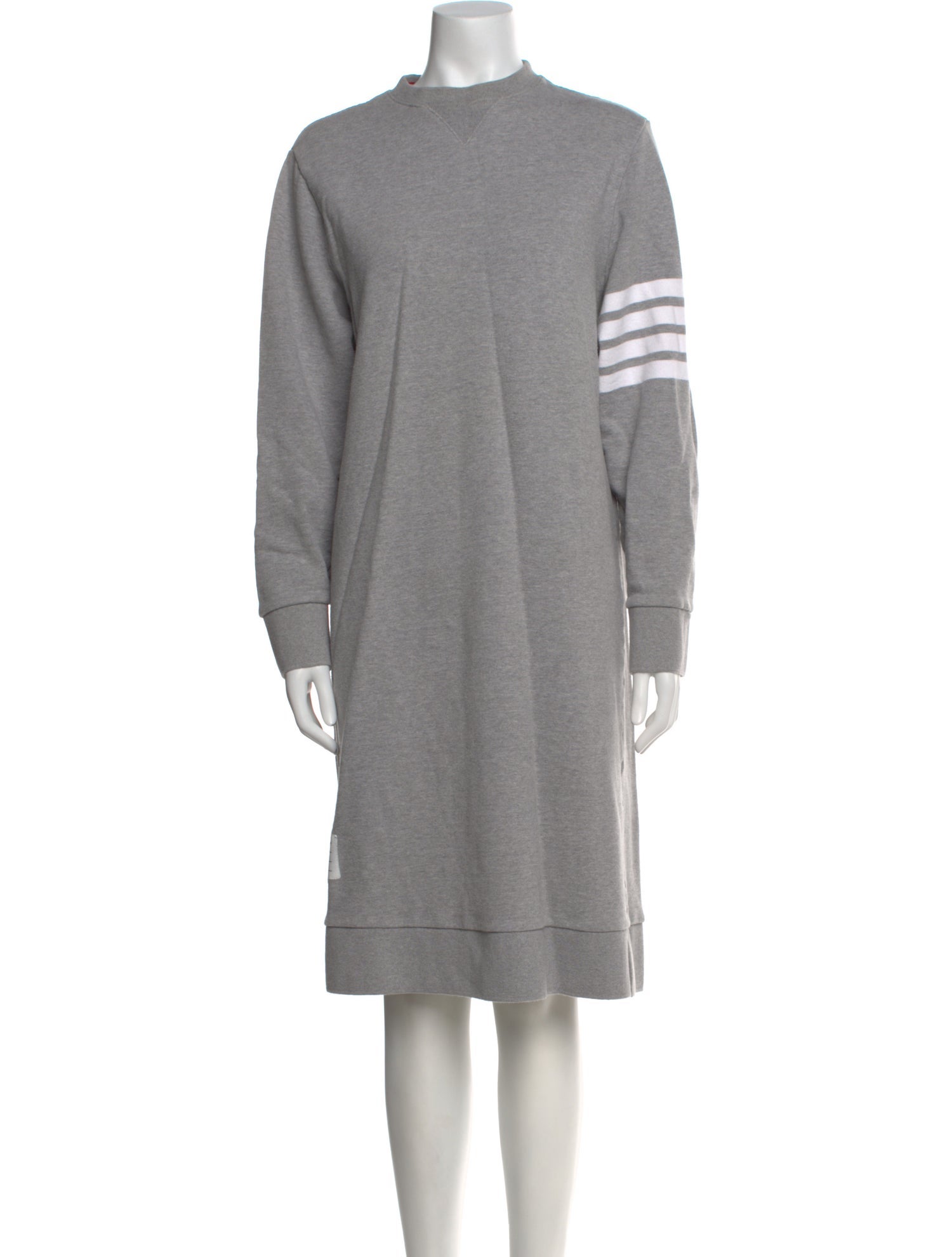 Thom Browne Mock Neck Knee-Length Dress
