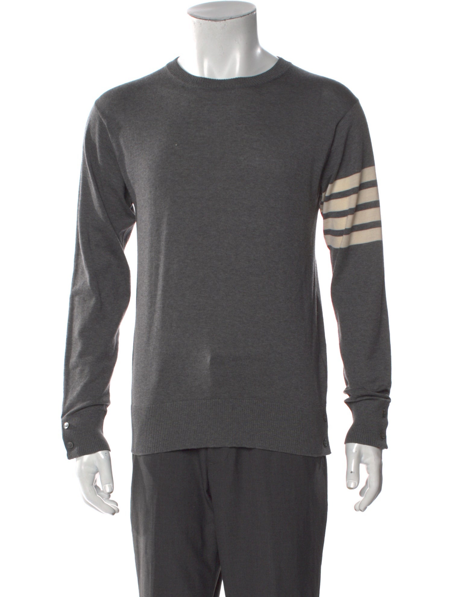 Thom Browne Wool Crew Neck Pullover