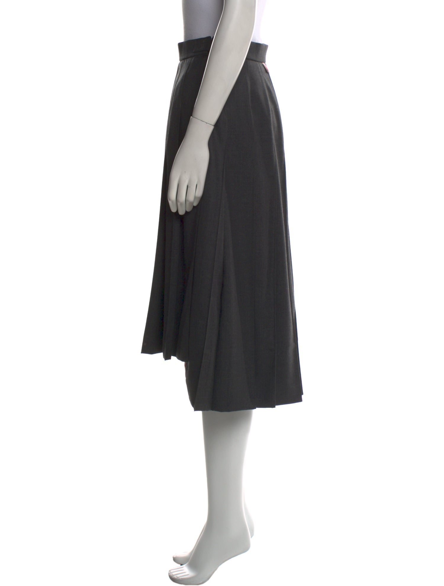 Thom Browne Wool Midi Length Skirt