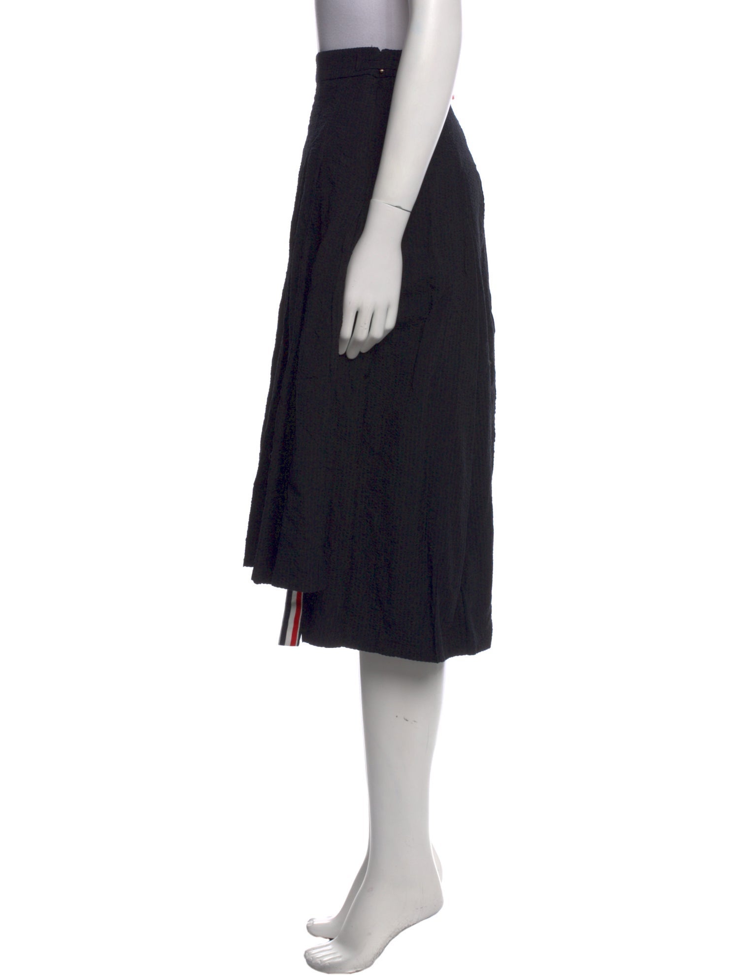 Thom Browne Wool Midi Length Skirt