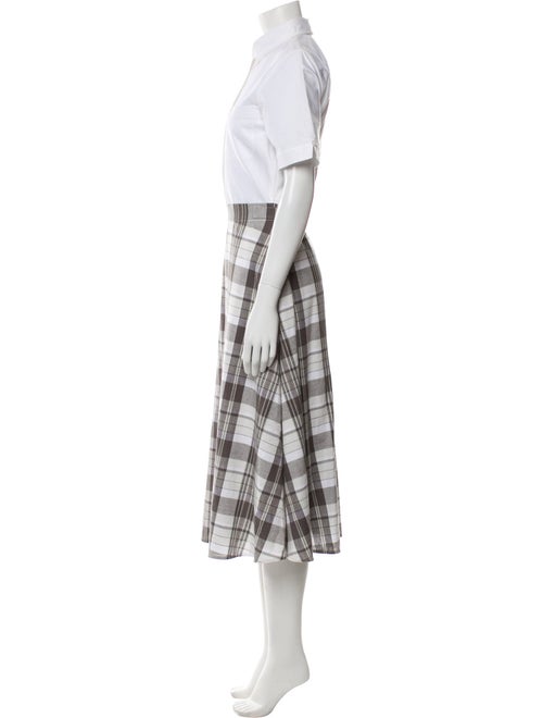 Thom Browne Madras Oxford Long Dress