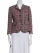 Thom Browne Plaid Print Blazer