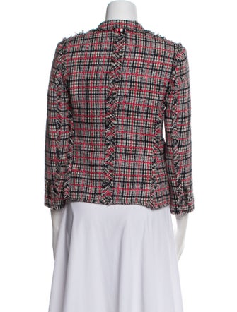 Thom Browne Plaid Print Blazer