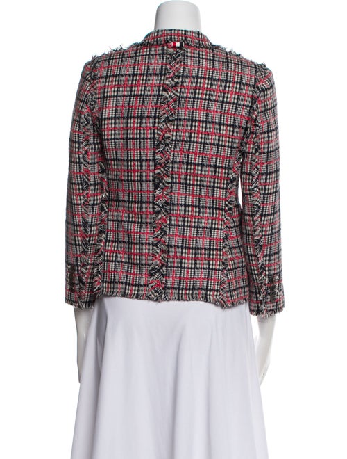 Thom Browne Plaid Print Blazer