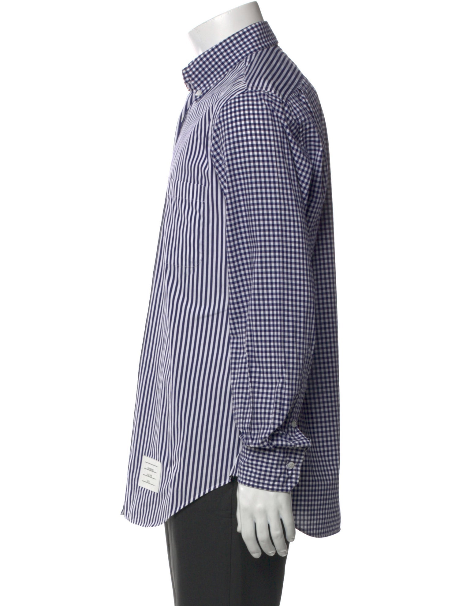 Thom Browne Fun Mix Striped Dress Shirt