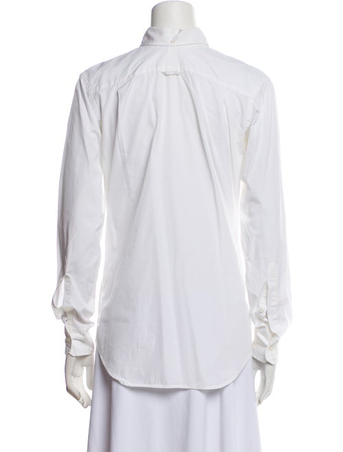 Thom Browne Long Sleeve Button-Up Top