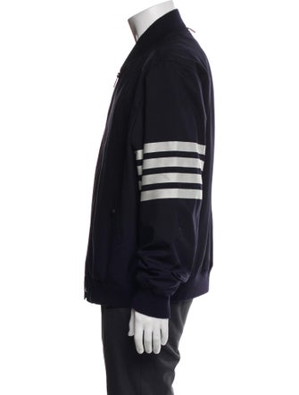 Thom Browne 4-Bar Wool Bomber Jacket