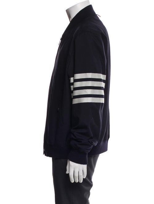 Thom Browne 4-Bar Wool Bomber Jacket